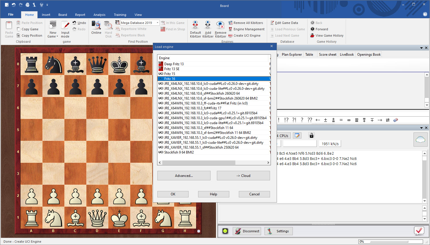 Chessbase compatible engines